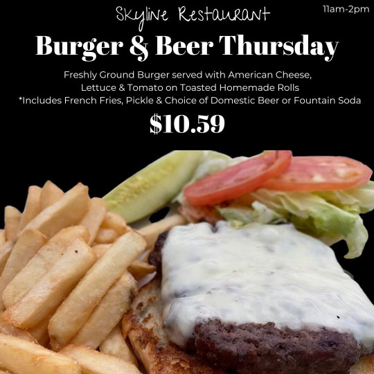 Beer and Burger Thursday